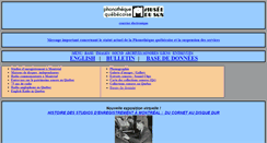Desktop Screenshot of phonotheque.org