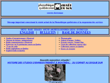 Tablet Screenshot of phonotheque.org
